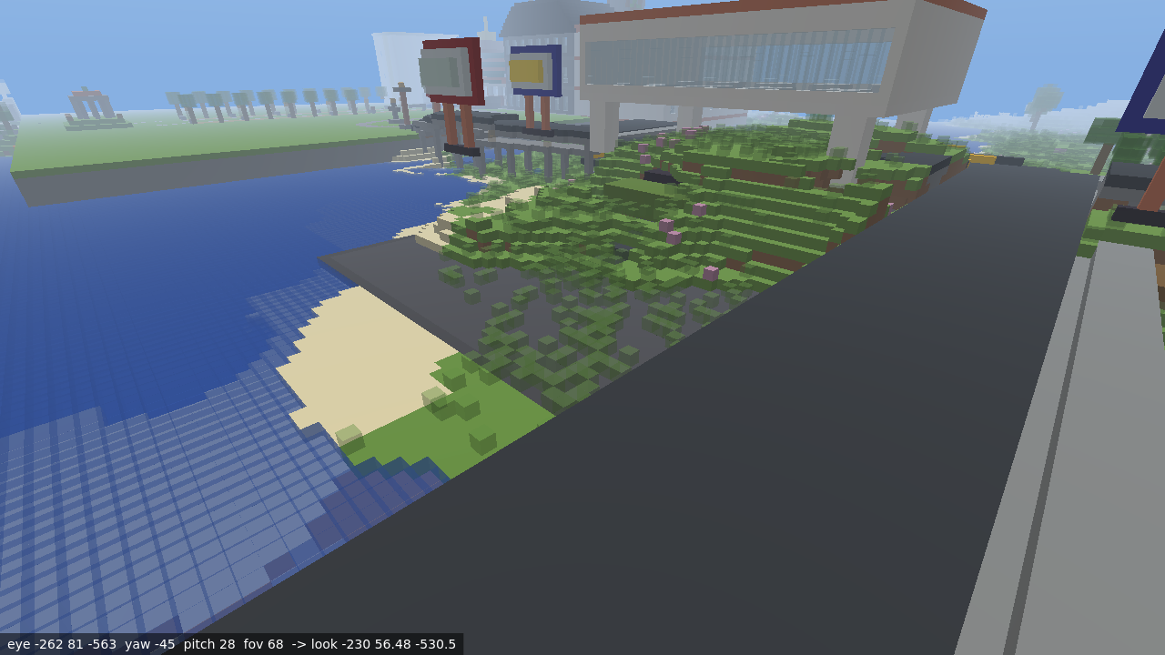 Approach-road oasis mini-bunker